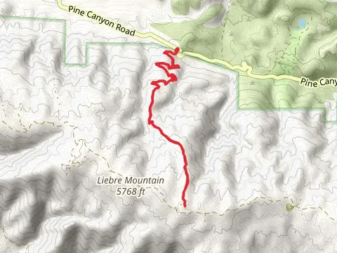 PCT from Pine Canyon Road