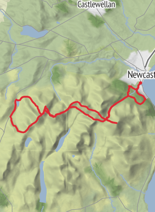 Mourne Skyline 2026 mobile static map