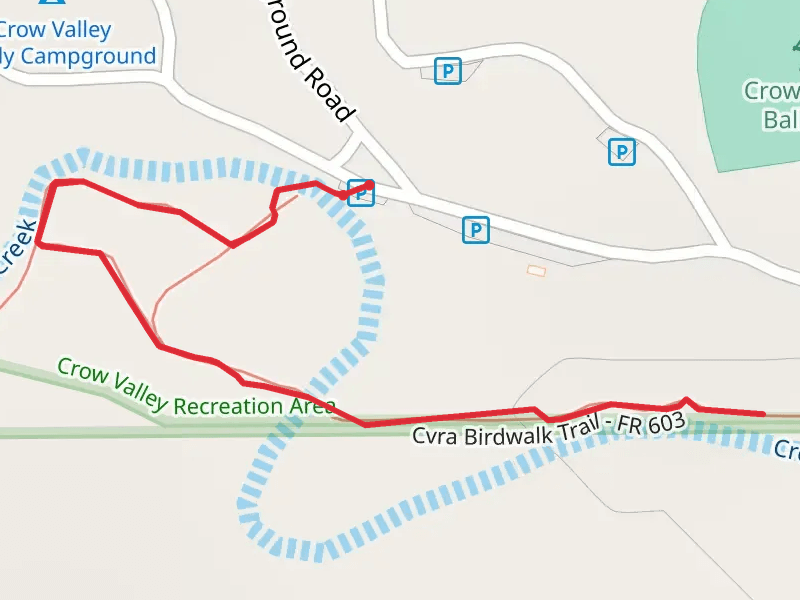 Crow Valley Recreation Area Birdwalk Trail