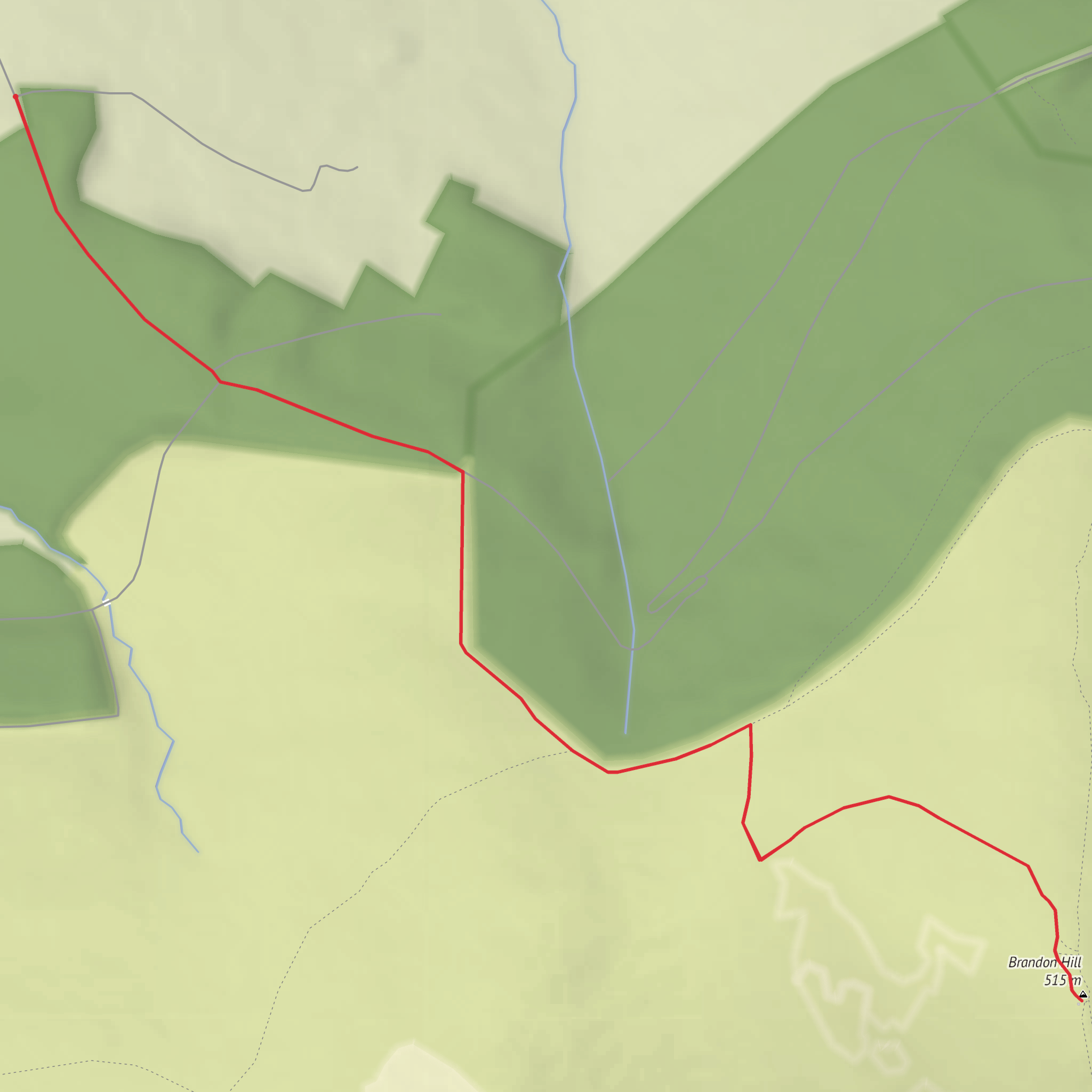 Brandon Hill mobile static map