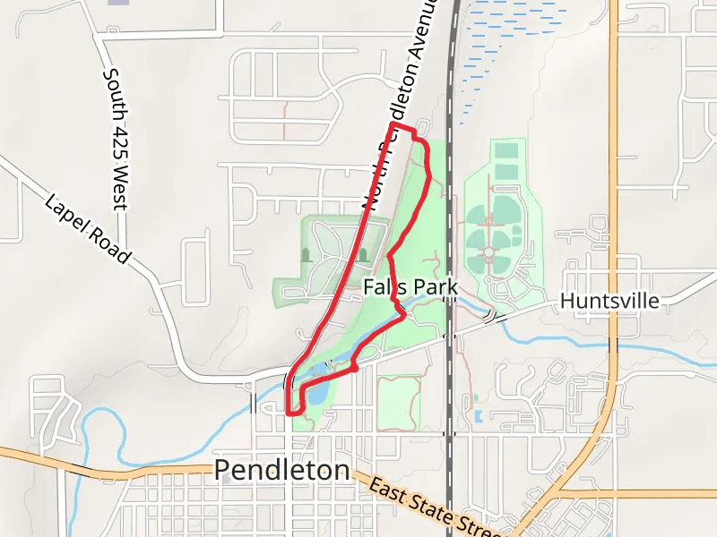 Falls Park Long Loop