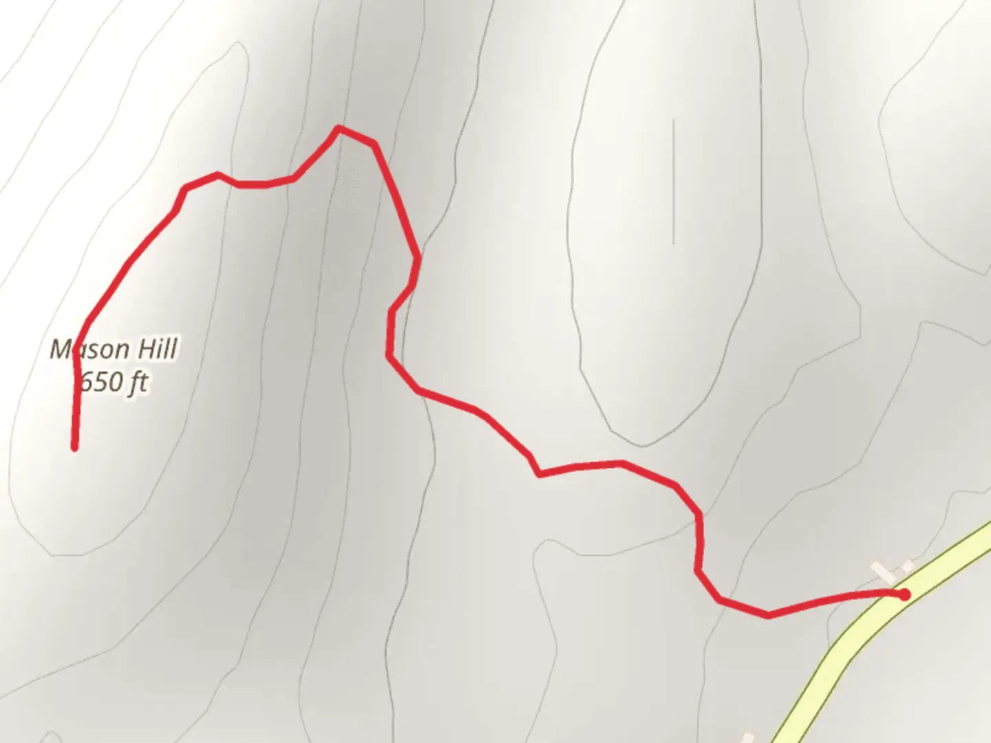 An image depicting the trail Mason Hill Trail and its surrounding area.