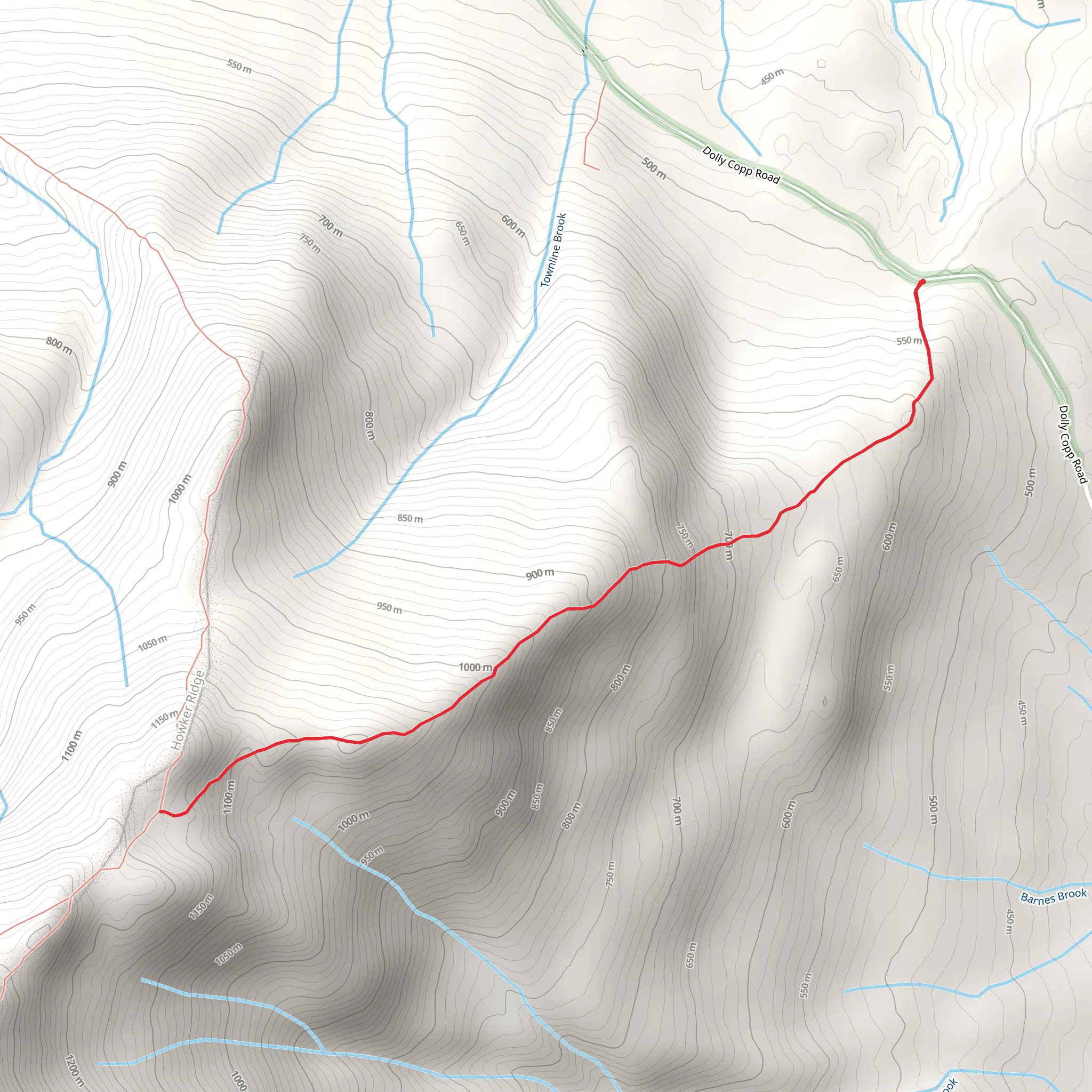 Pine Link Trail mobile static map