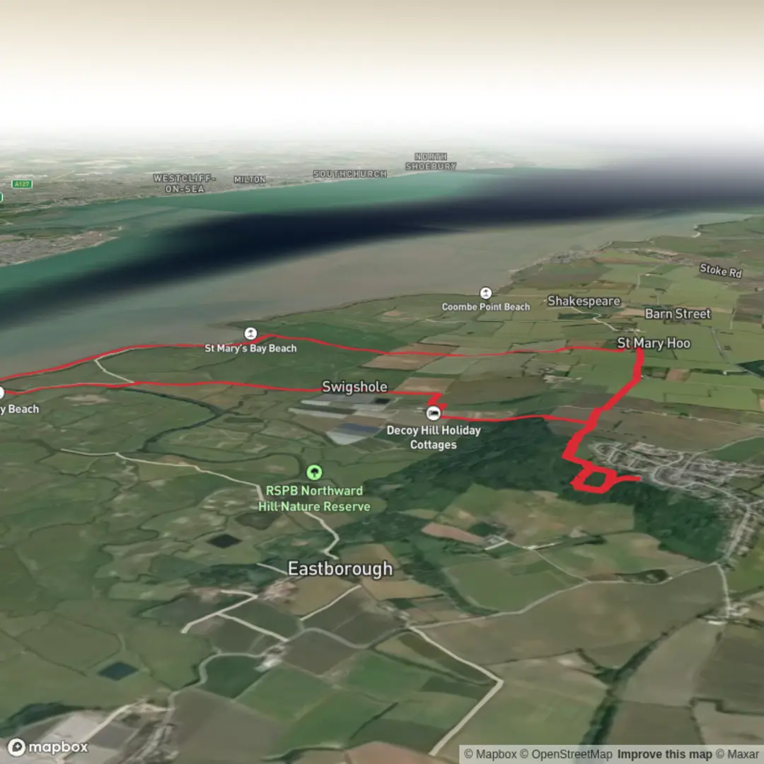 An image depicting the trail Northward Hill, Egypt Bay and St Mary's Bay Loop and its surrounding area.