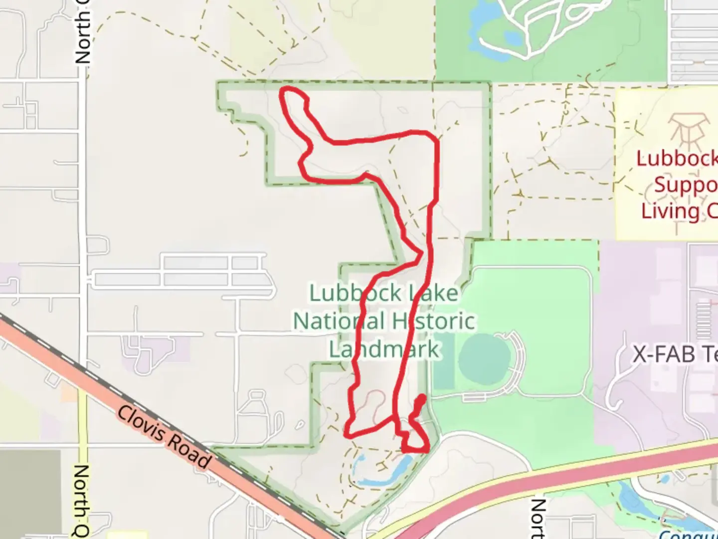 An image depicting the trail Yellow House Draw Loop and its surrounding area.