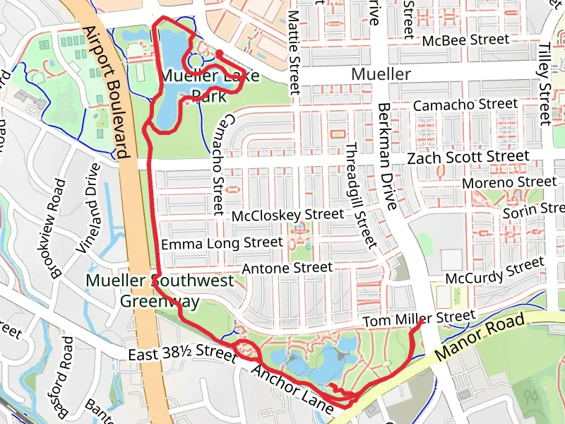 Mueller Lake Trail