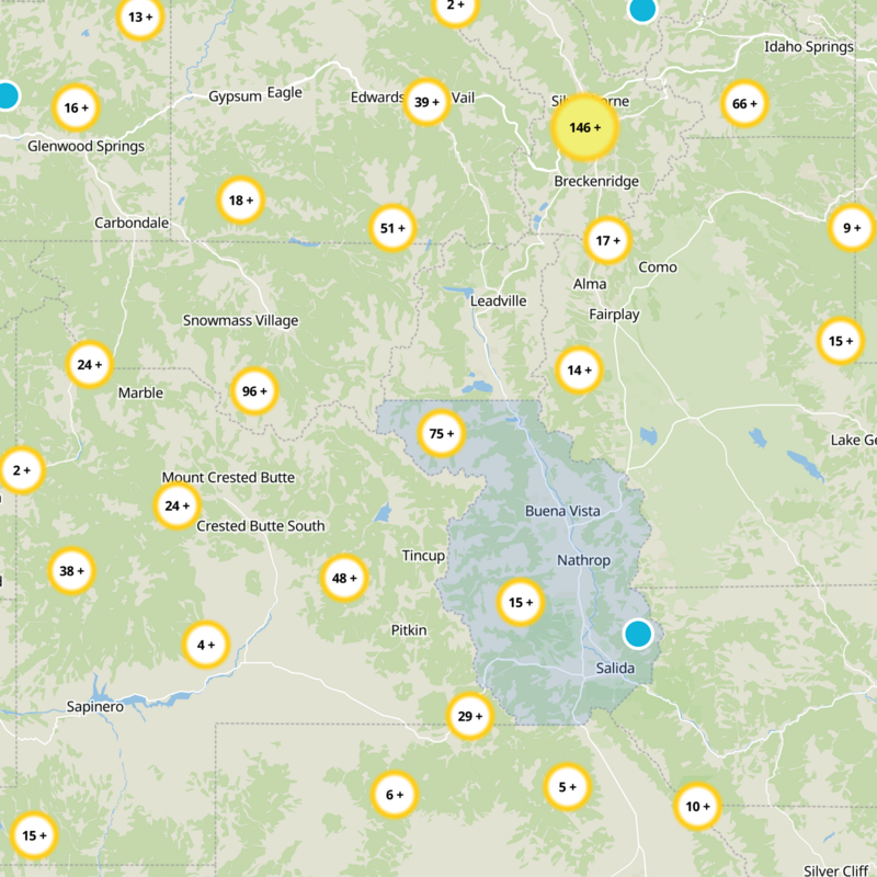 Chaffee County Static Map