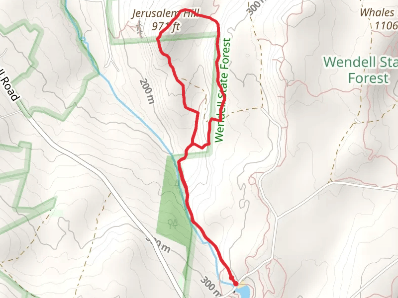 Jerusalem Hill Loop from Loop Laurel Road