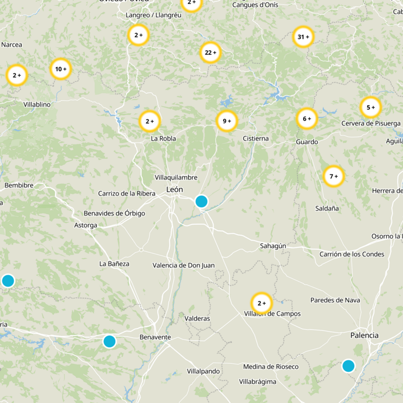 Villasabariego Static Map