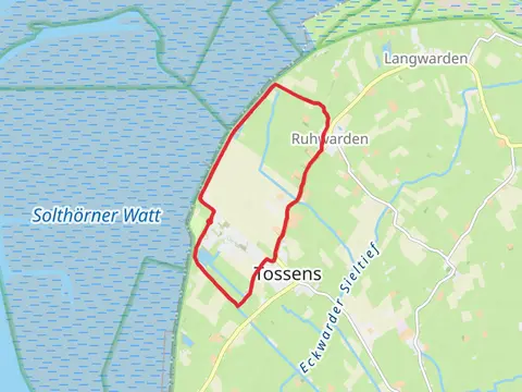Tossener Groden, Dukergroden and Ruhwardergroden Loop