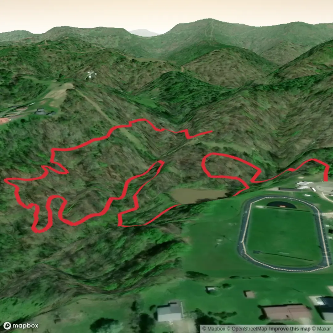 An image depicting the trail Stink Plant Trail and its surrounding area.