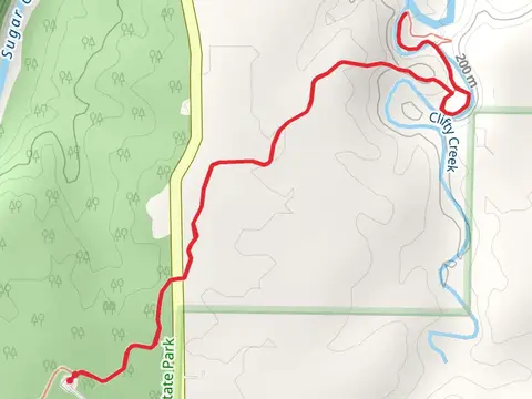 Trail 10 to Indian Creek