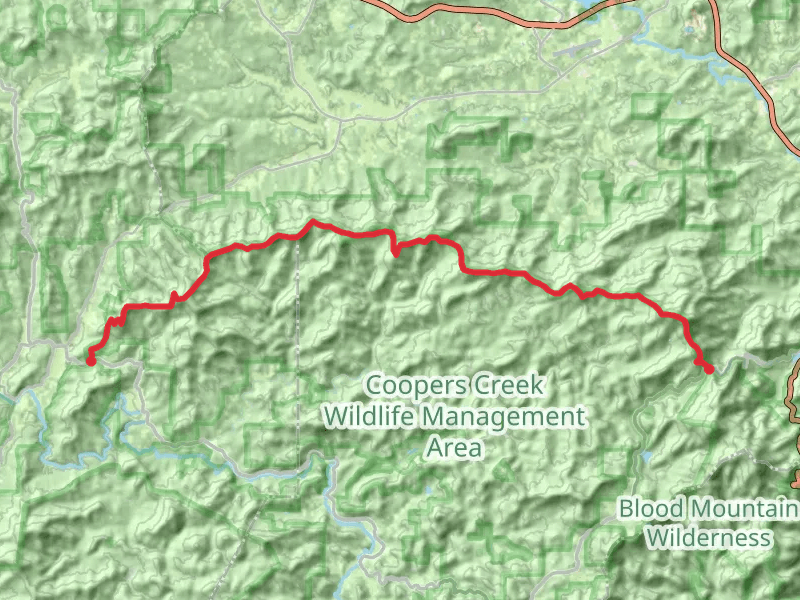 Licklog Mountain, Buckeye Knob and Wildcat Knob