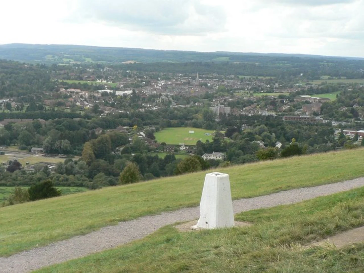 An image depicting the trail Mickleham, Box Hill and Headley Heath Loop and its surrounding area.