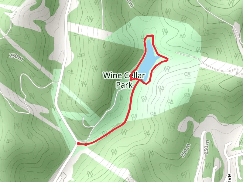 Wine Cellar Park and Laura Anderson Lake Loop