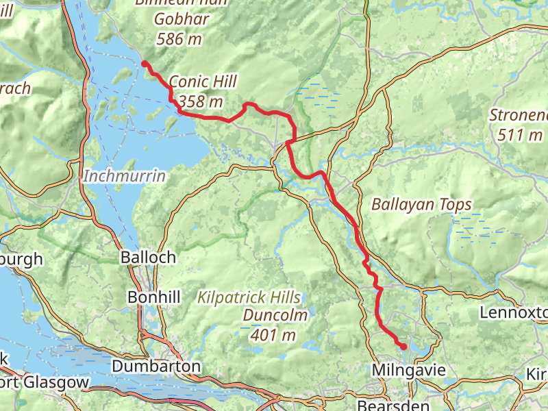 West Highland Way Day 1 (Milngavie to Cashel Campsite) thumbnail