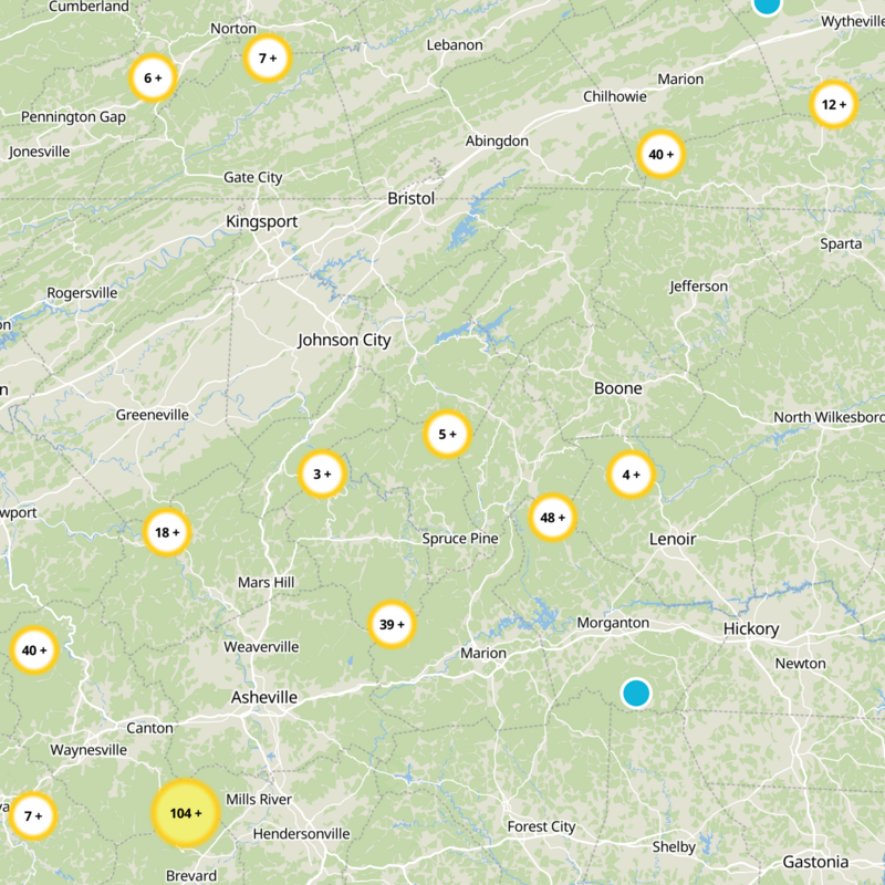 Carter County Static Map
