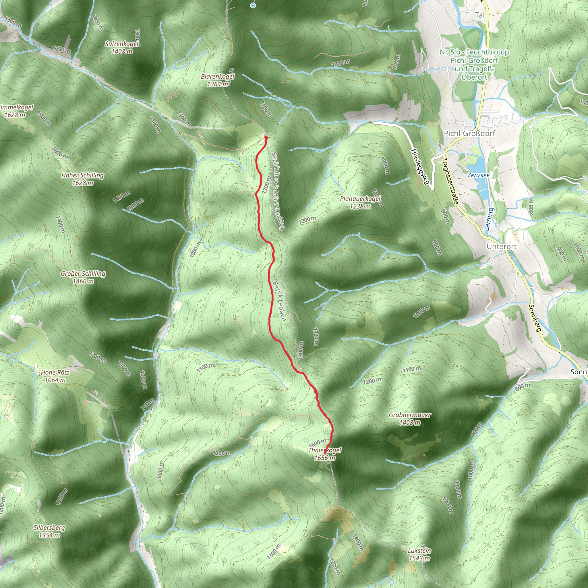 Thalerkogel mobile static map