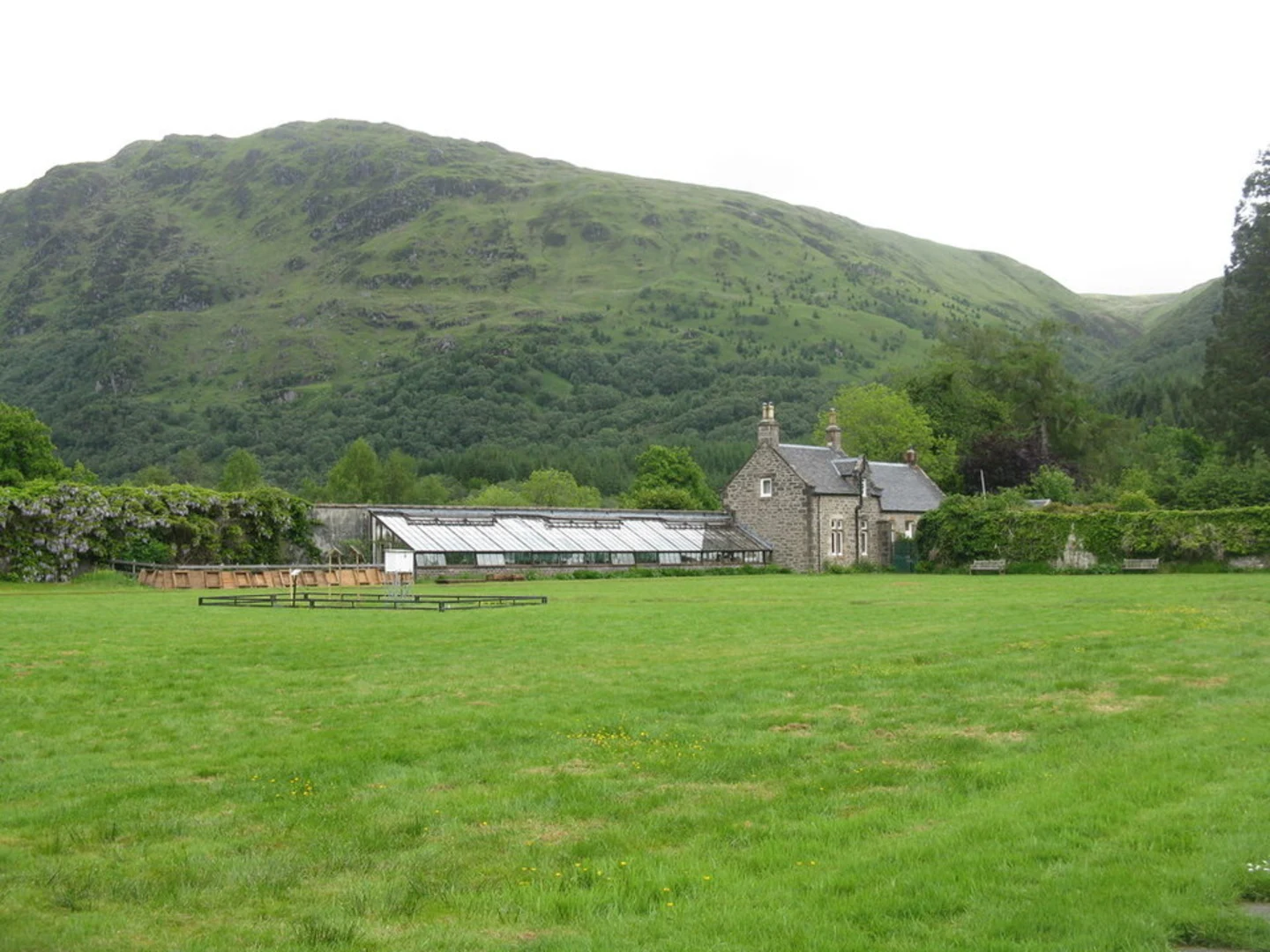 An image depicting the trail Black Gates Loop Trail from Benmore Botanic Garden and its surrounding area.