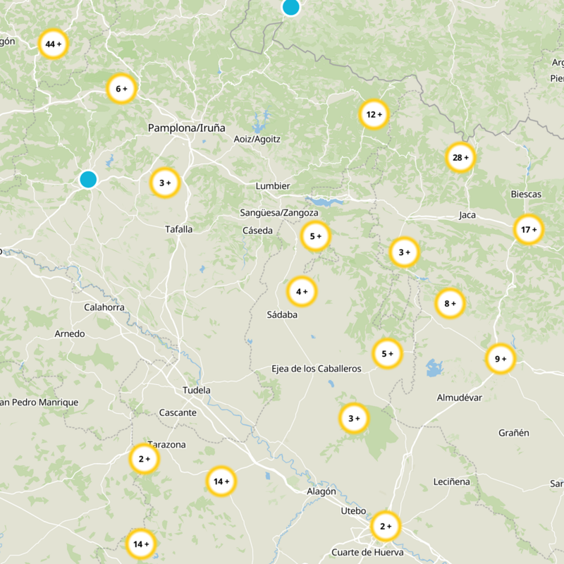 Castiliscar Static Map