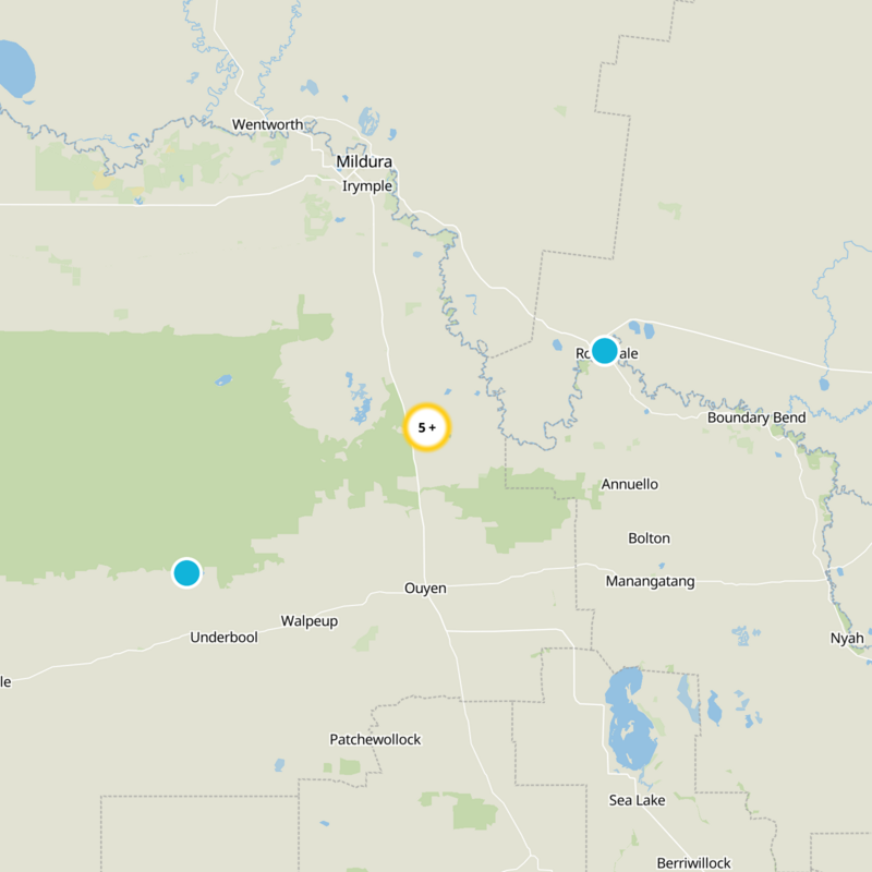 Rural City of Mildura Static Map