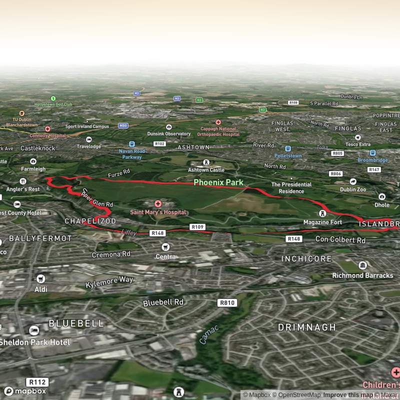 Pheonix Park Fury Glen Islandbridge Loop