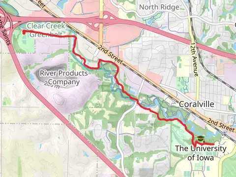 Clear Creek Trail - Coralville Creekside Cross