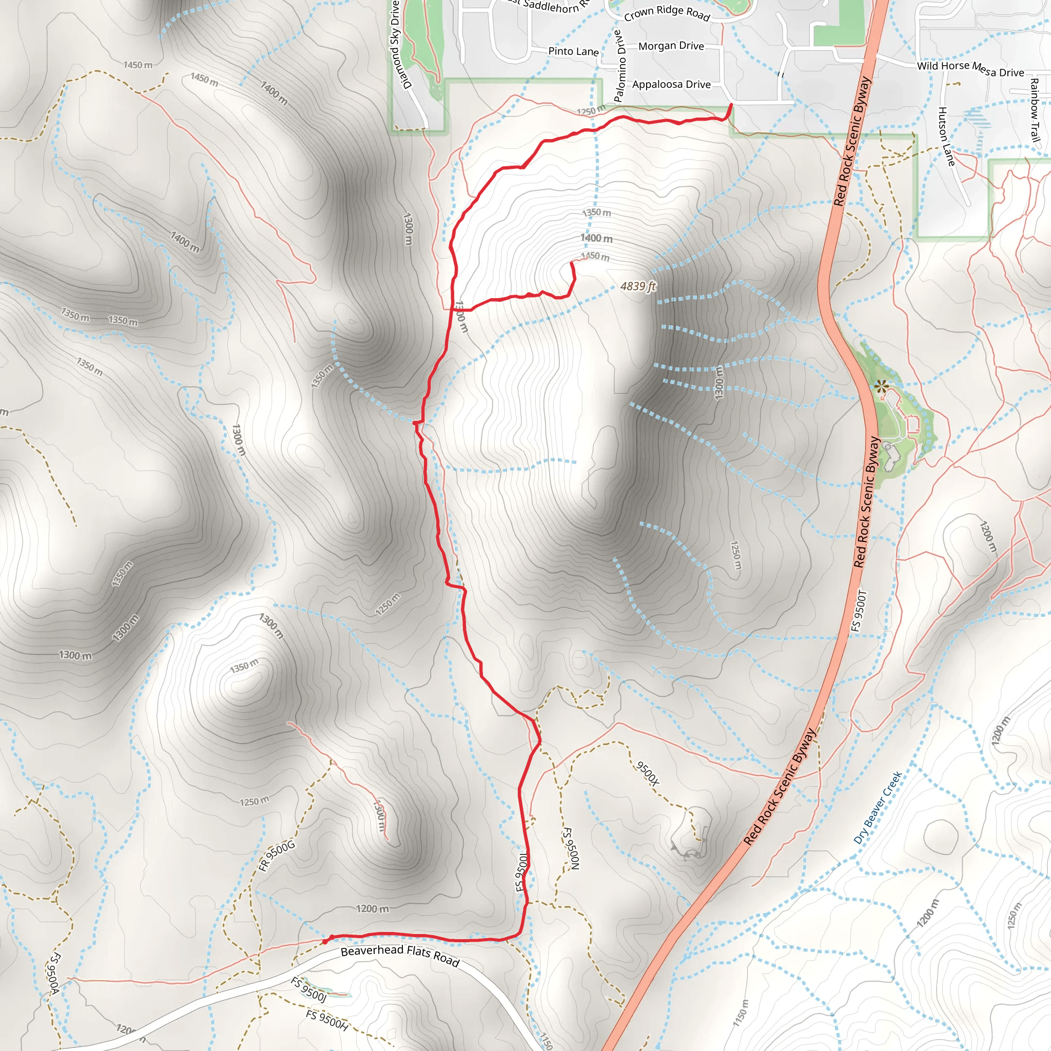 Kel Fox Trail mobile static map