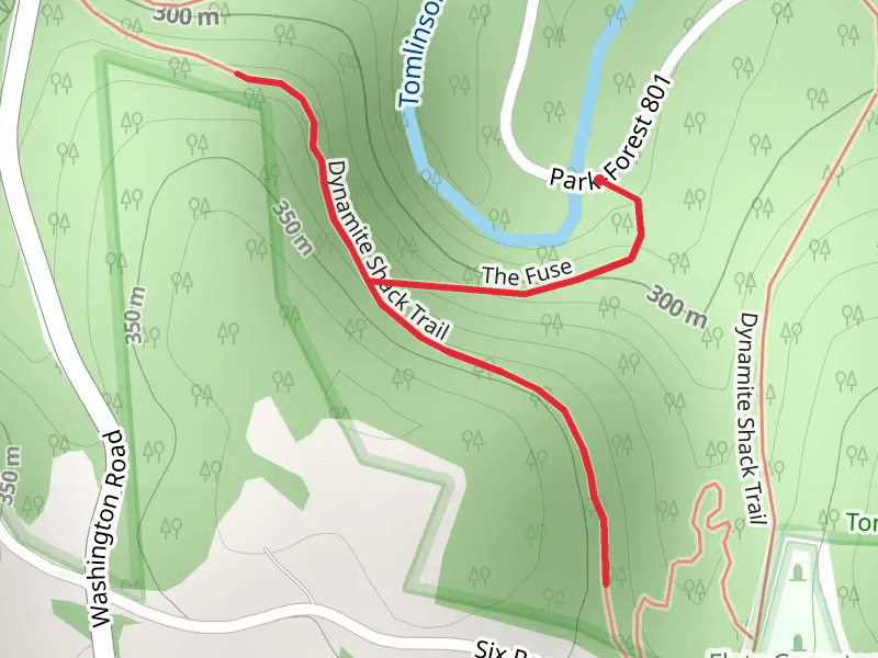 The Fuse and Dynamite Shack Trail