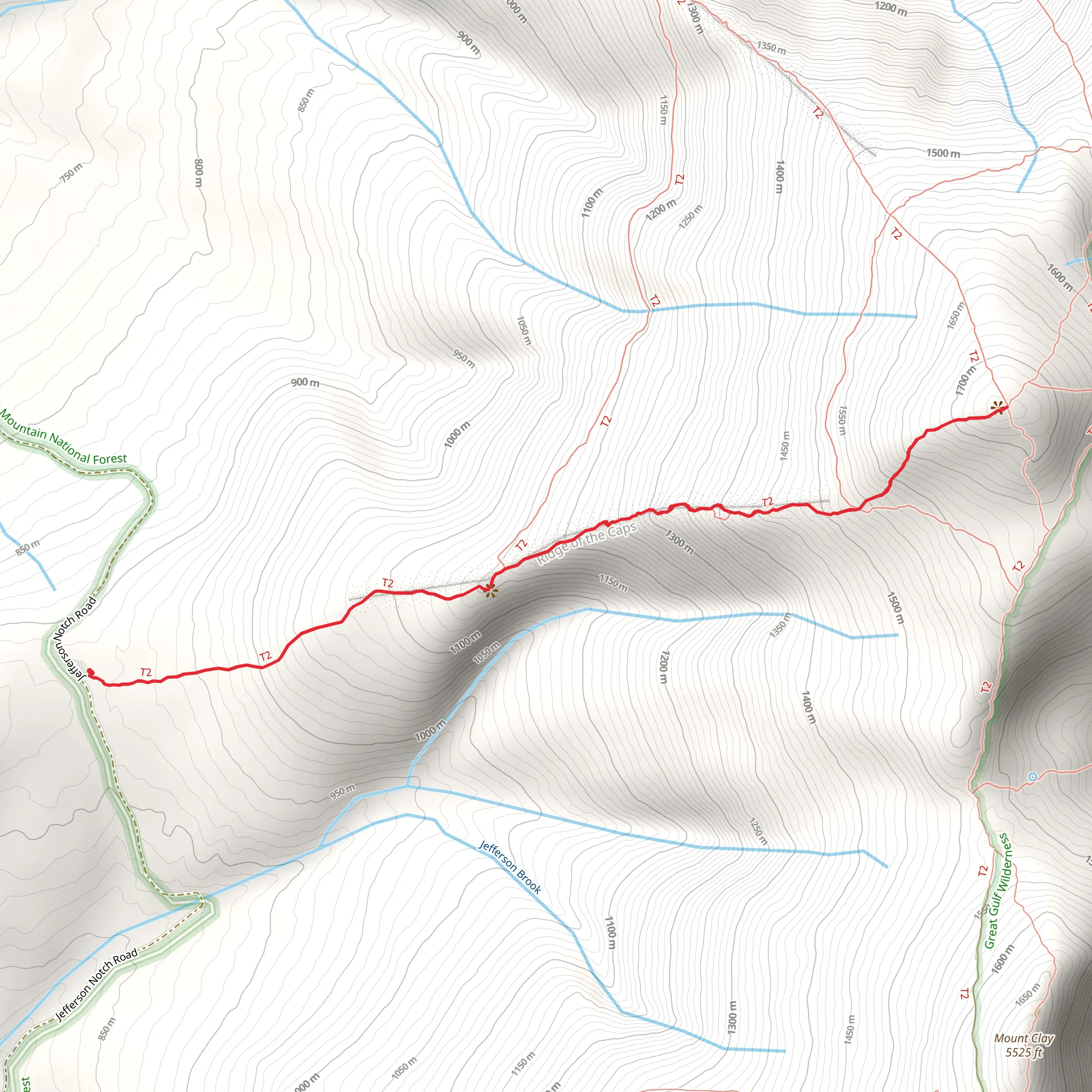 Ridge of the Caps mobile static map