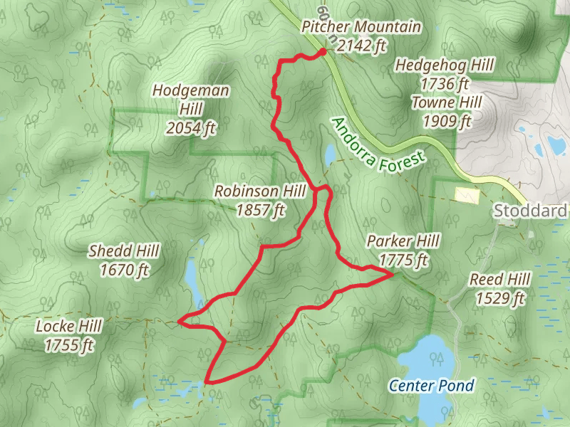 Parker Hill and Robinson Hill Loop