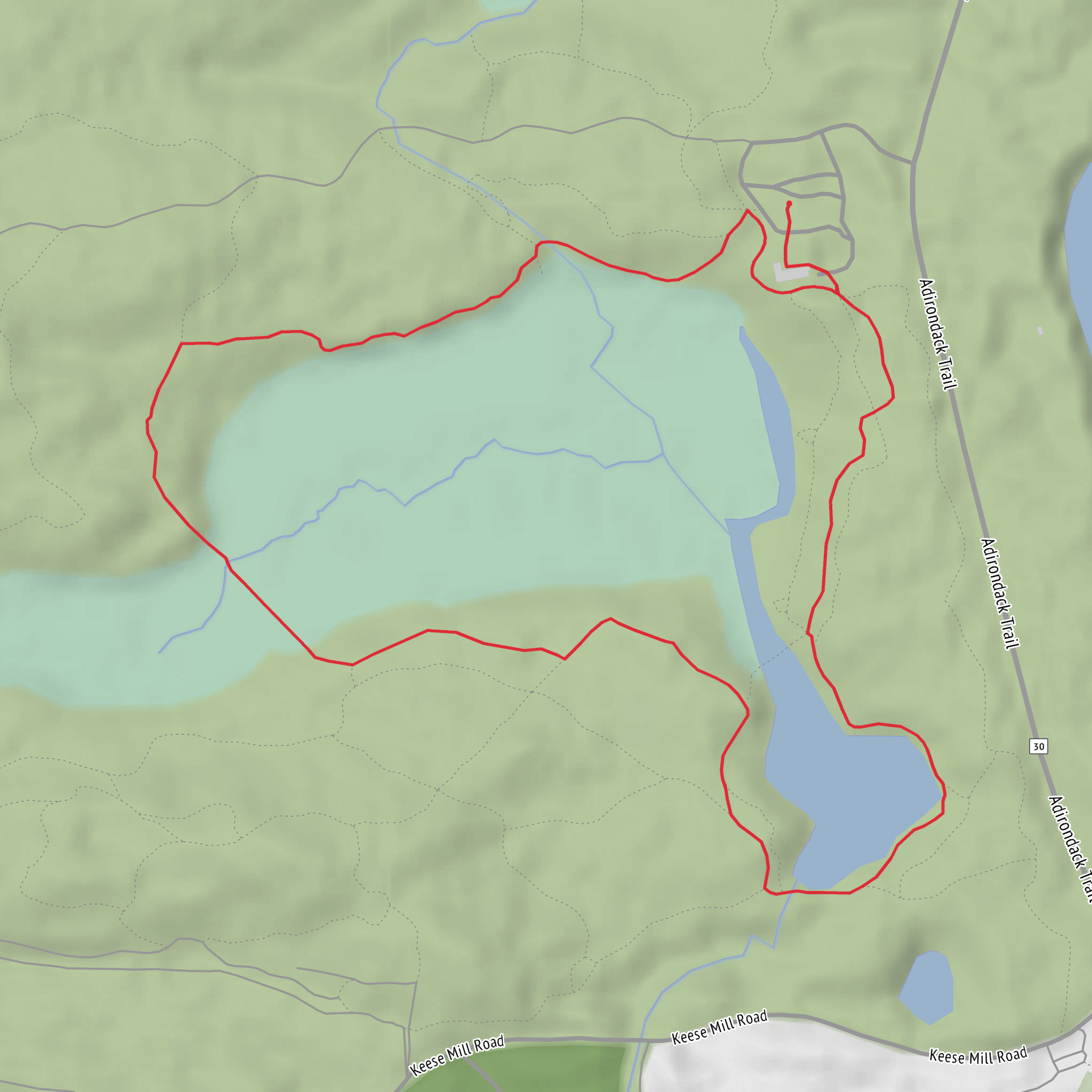 Wood and Waters Trail, Heron Marsh Trail and Barnum Brook Trail mobile static map
