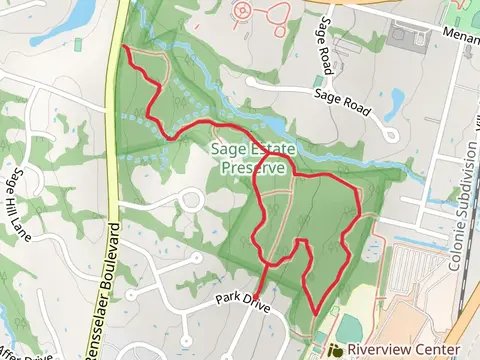 Lower Loop Trail - Green - Purple - Red