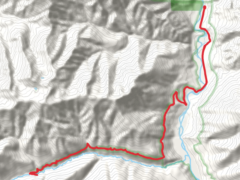 Olympic Hot Springs Trail Out and Back