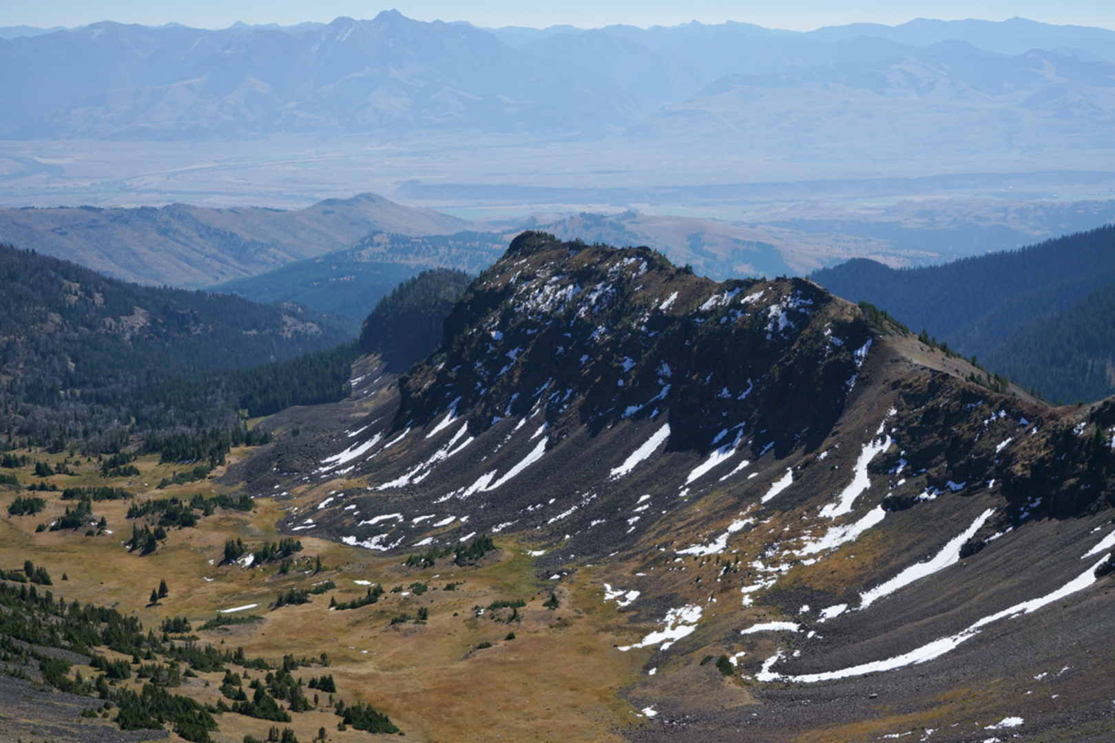An image depicting the trail Cliff Creek Trail via Big Creek Trail and its surrounding area.