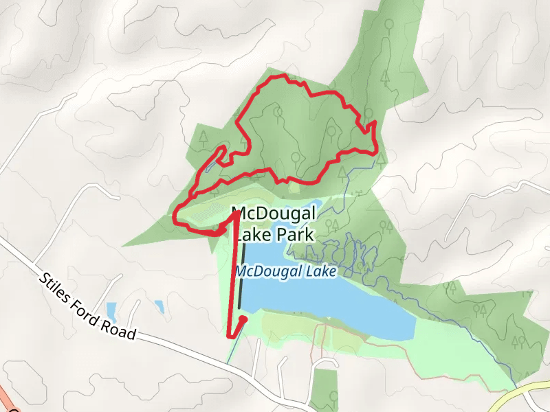 McDougal Lake and McDougal Loop Trail