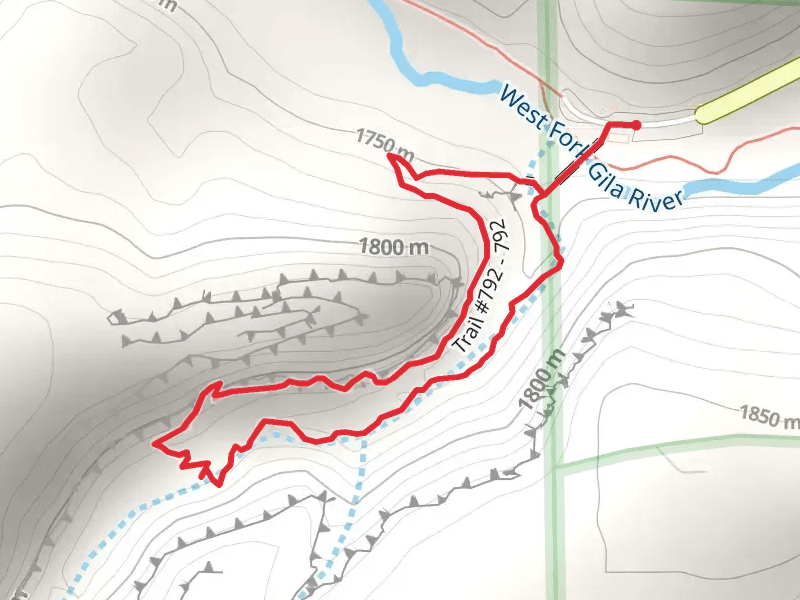 West Fork Gila River - Trail - 792