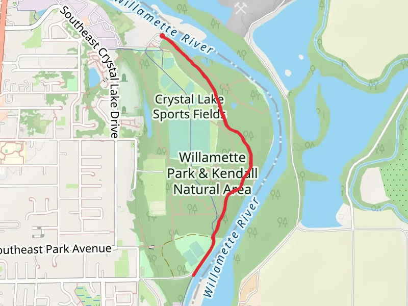 Willamette Park and Kendall Natural Area Walk