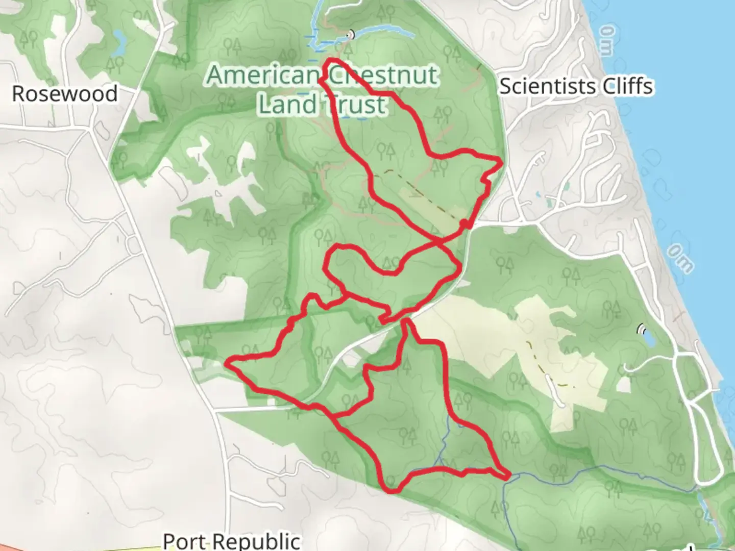 An image depicting the trail Frog Pond and Laurel Loop Trail and its surrounding area.
