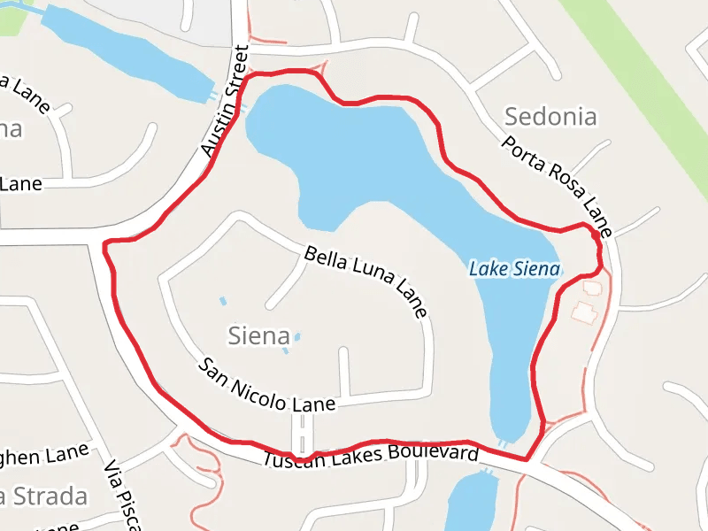 Lake Siena Loop