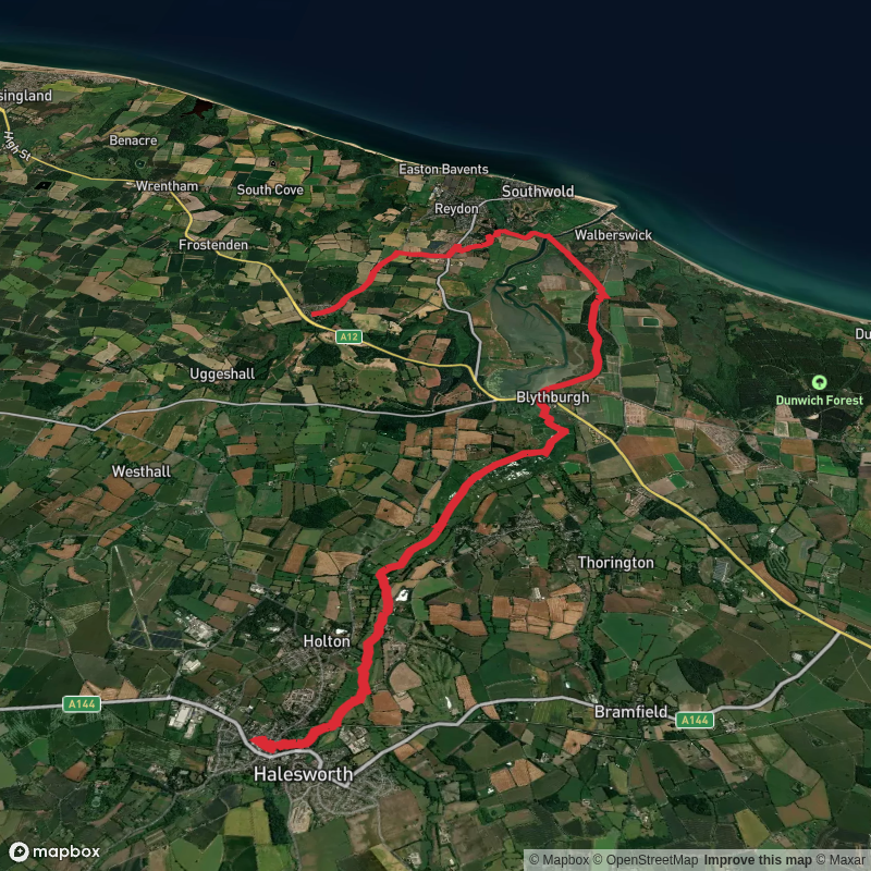 Halesworth to Wangford