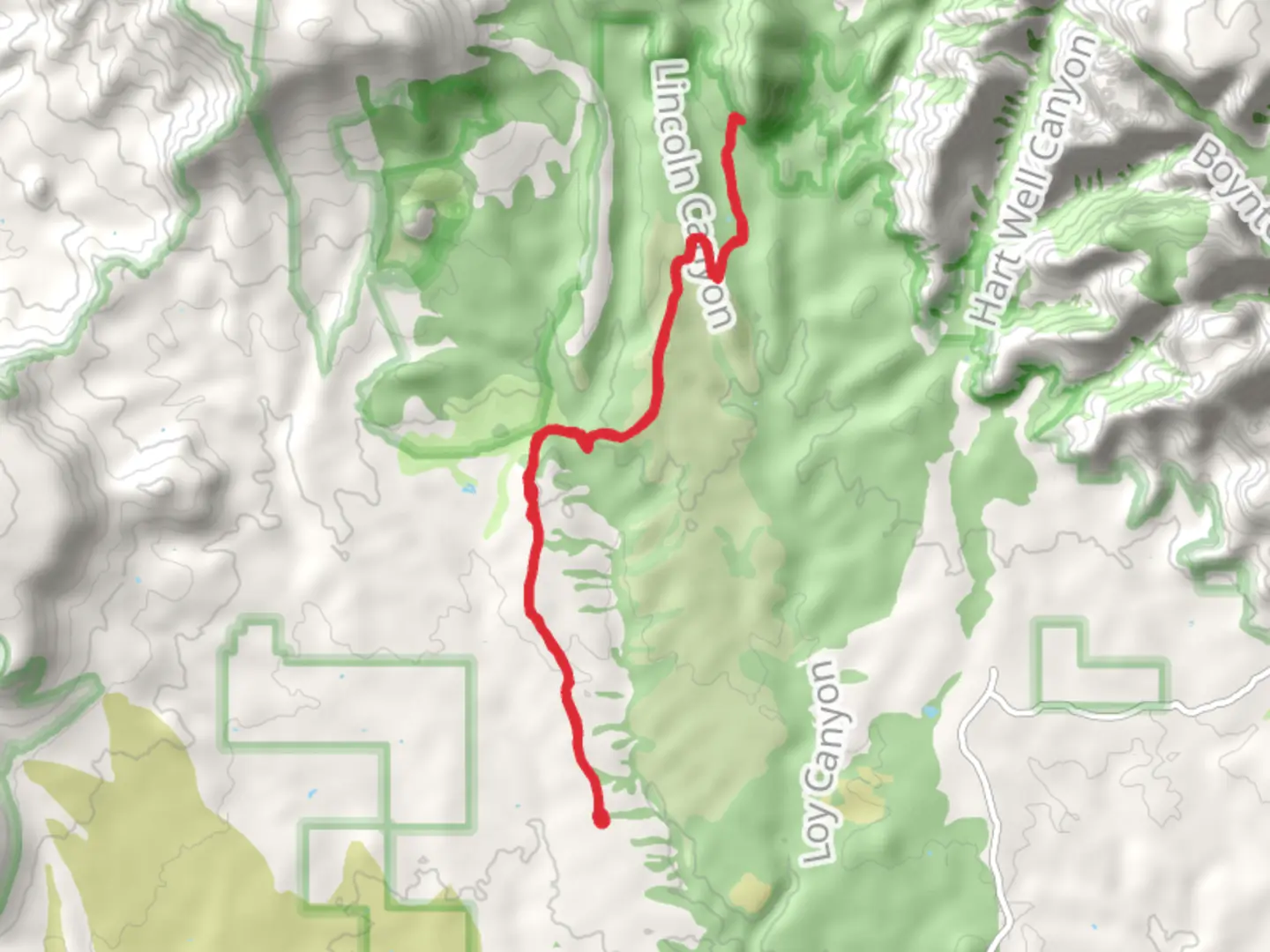 An image depicting the trail Honaki Trail and its surrounding area.