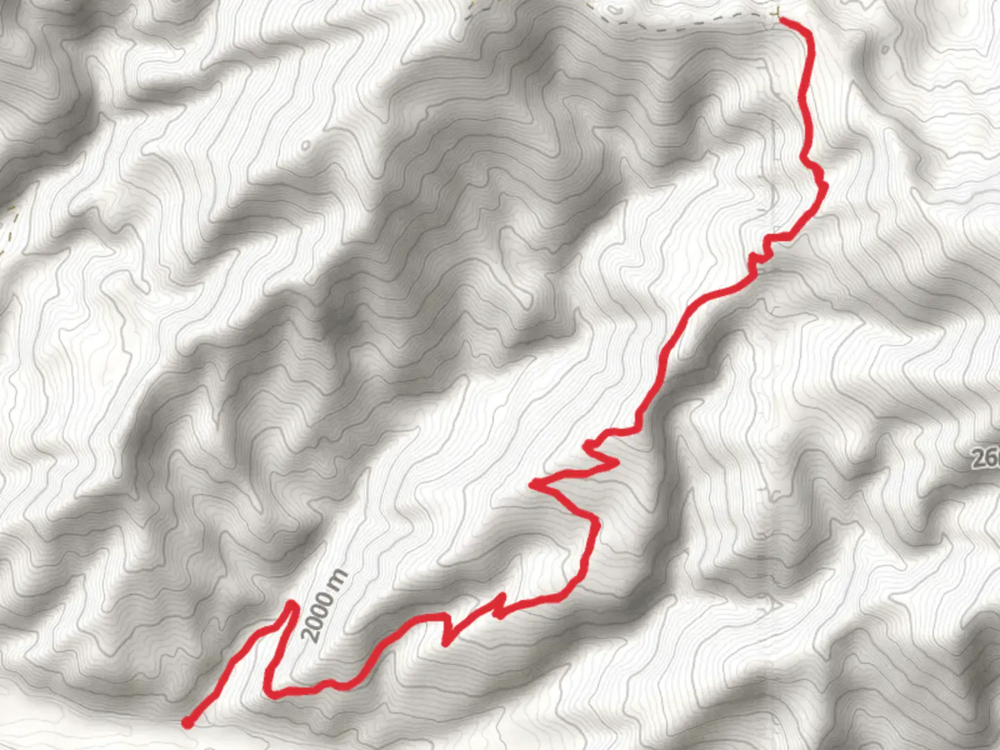 An image depicting the trail Telephone Ridge Road and its surrounding area.
