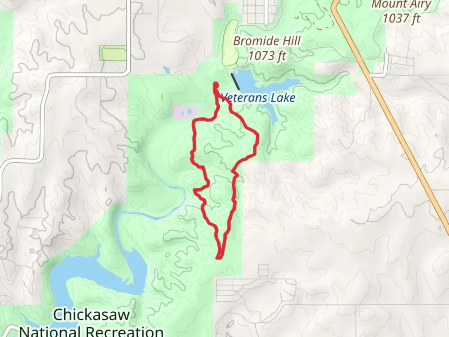 An image depicting the trail Rock Creek Loop Trail 1 and 3 and its surrounding area.