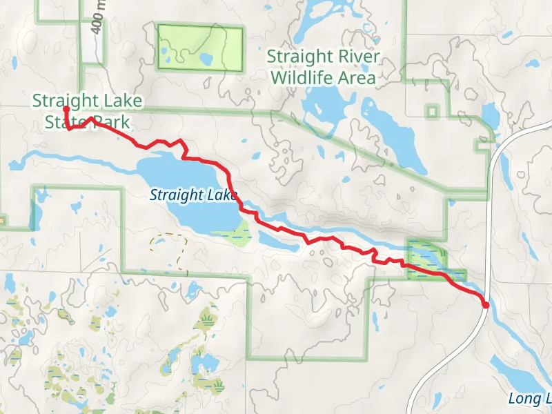 Ice Age Trail and Straight Lake