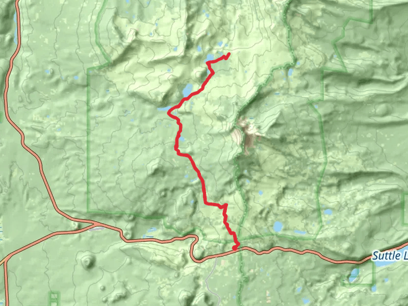 Bowerman, Little Bowerman, Jorn, Red Butte, Mowich, Duffy and Sanitam Lakes