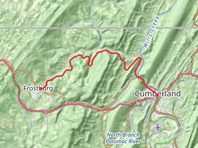 Great Allegheny Passage from Frostburg