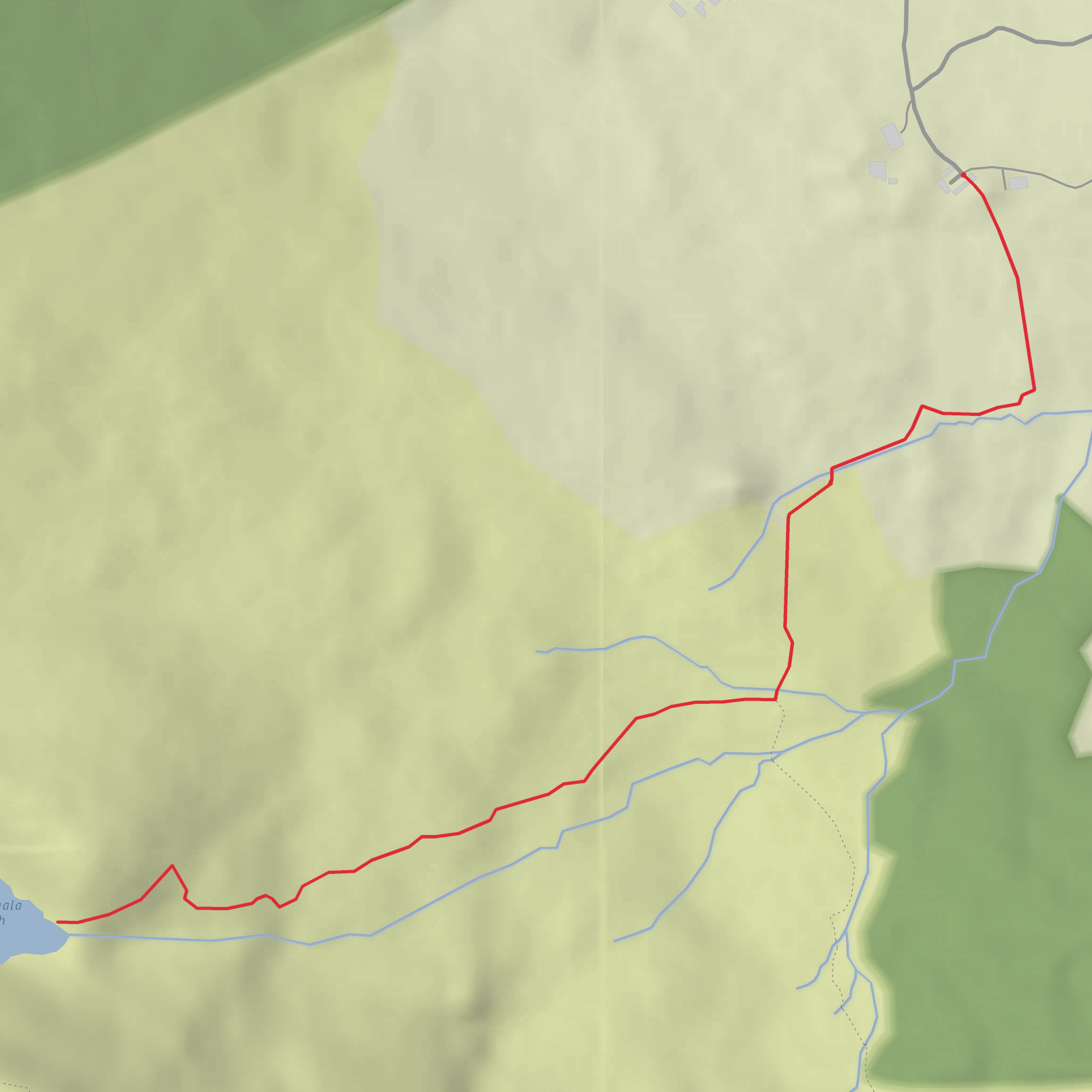 Coumduala Lough mobile static map