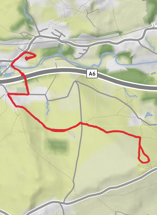 High Peak Trail Running mobile static map