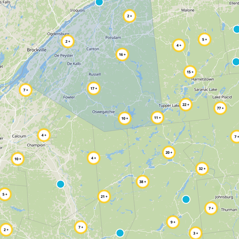 St. Lawrence County Static Map